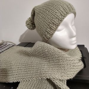 Scarve & hat set unisex handmade